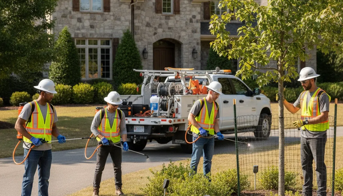 Bellevue, NE deer deterrent service protecting trees, shrubs, and new landscape plantings