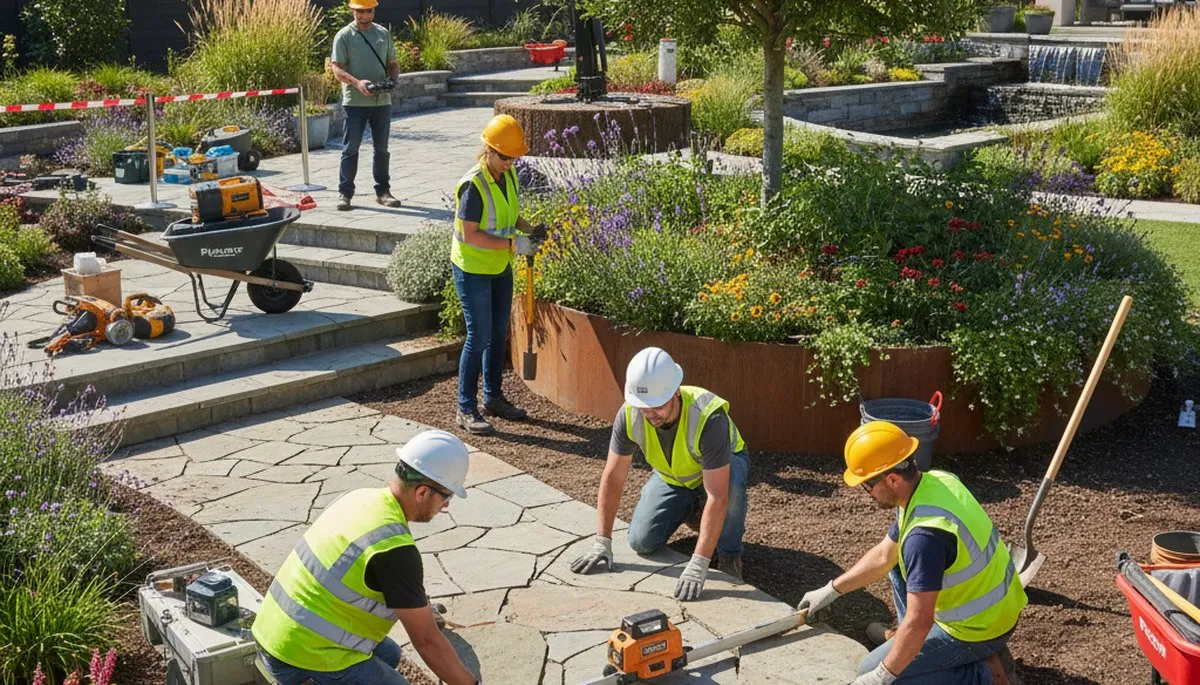 Landscape design service in Bellevue, NE for tree-friendly outdoor spaces and yard planning