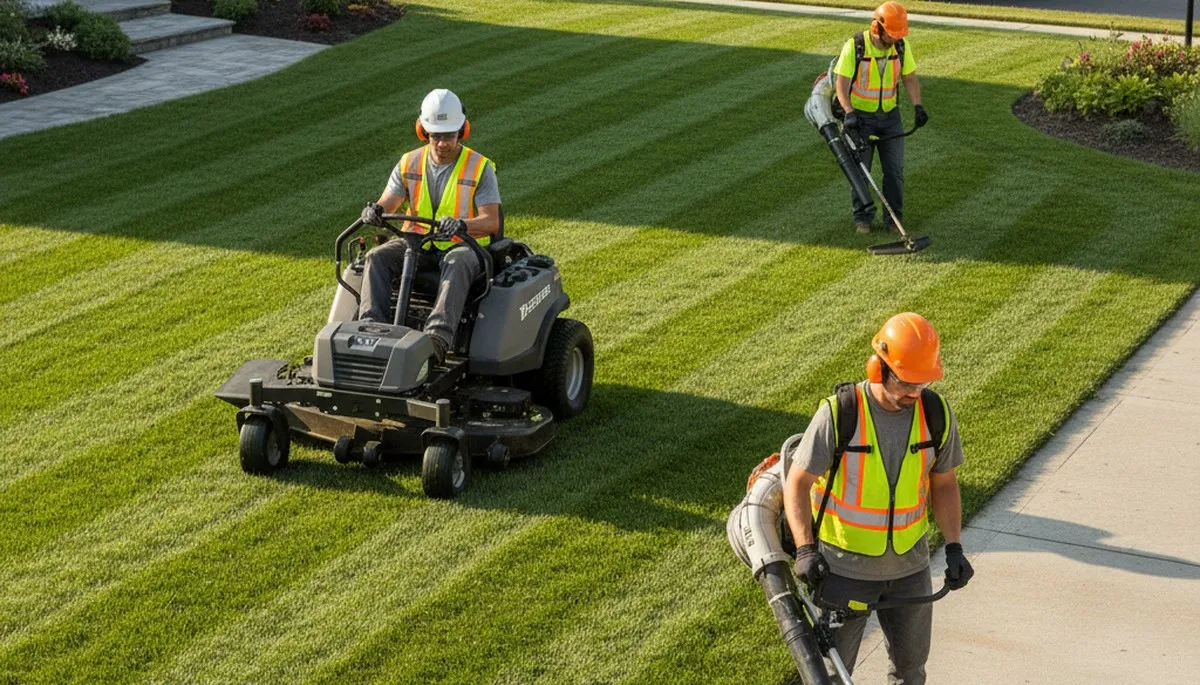 Bellevue, NE tree service crew providing professional tree trimming and removal services