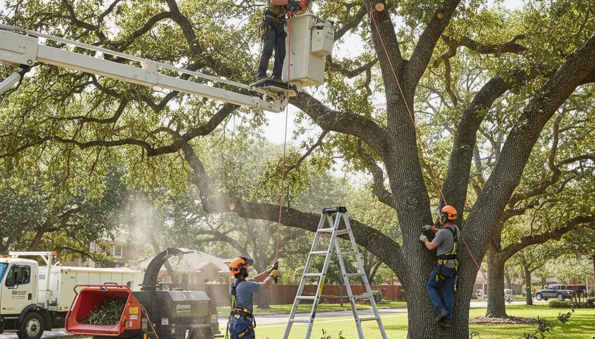 Arbor Tree Care pruning trees in Bellevue, NE for safer, healthier growth